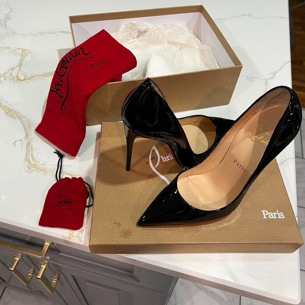 Christian Louboutin So Kate 120 patent pumps